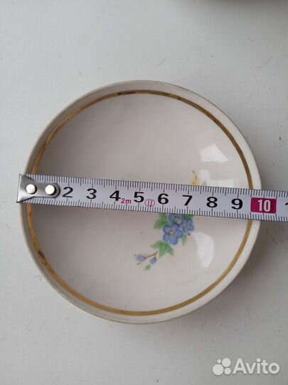 Фарфоровые блюдца СССР