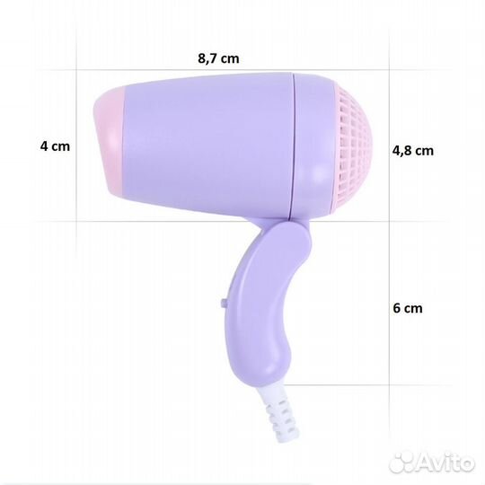 Фен для волос Braun, мини-Фен дорожный