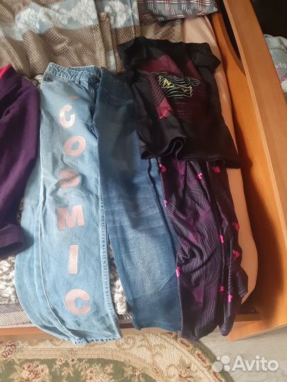 Вещи пакетом на девочку7-8 лет
