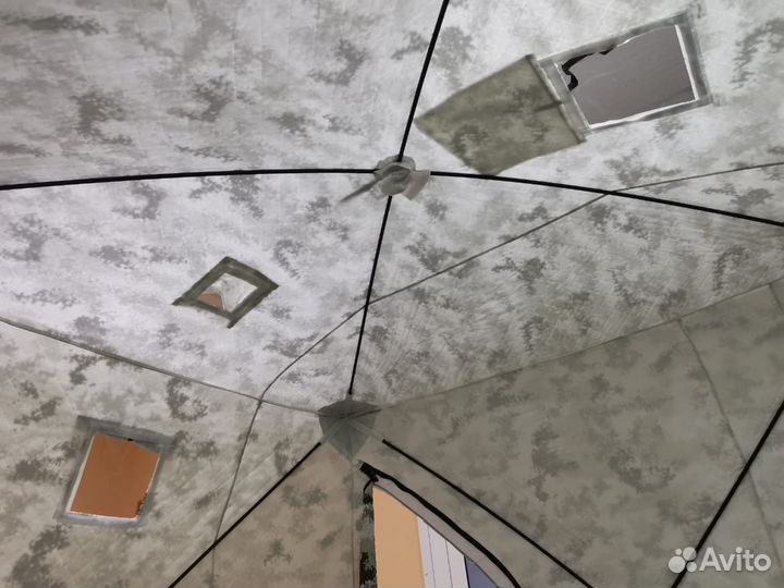 Палатка куб Улов утепленная для зимней рыбалки