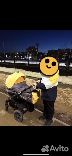 Коляска адамекс 2в1