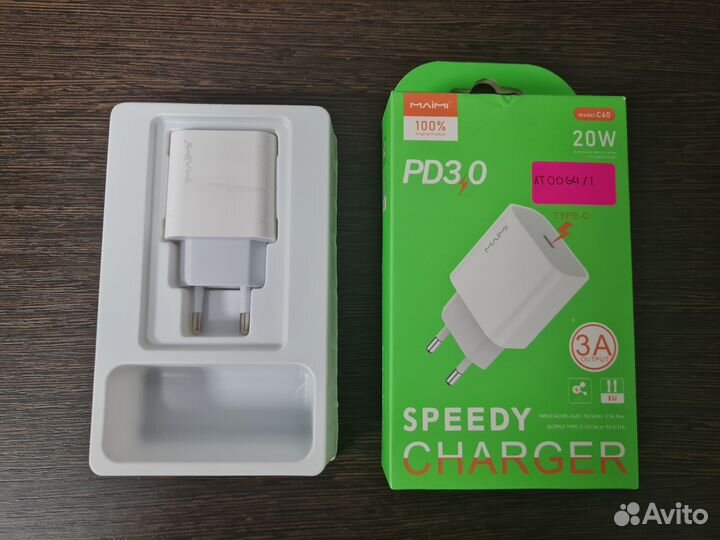 Зарядное устройство Maimi C60 type-c 20В (лт0064)