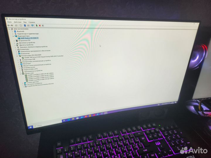 Игровой пк с монитором