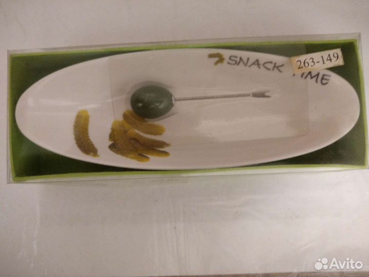 Набор блюдо с вилочкой