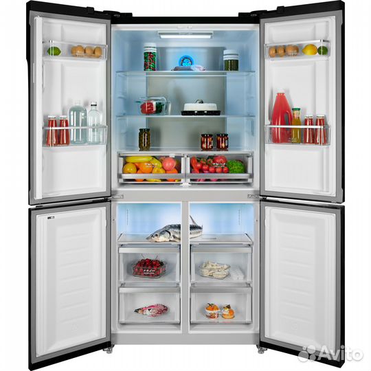 Холодильник Hiberg rfq-500dx nfgy inverter