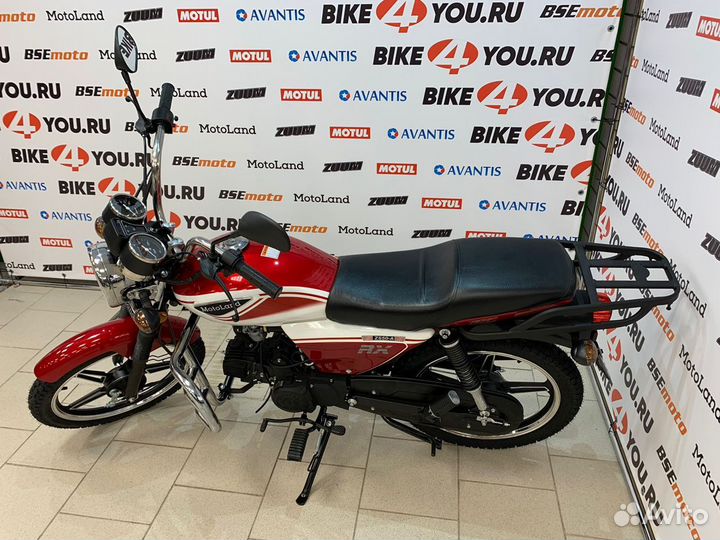 Мопед Motoland Альфа RX 11 Красный