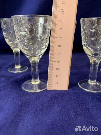 Рюмка на ножке хрусталь 6 шт