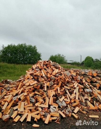 Дрова колотые ольха