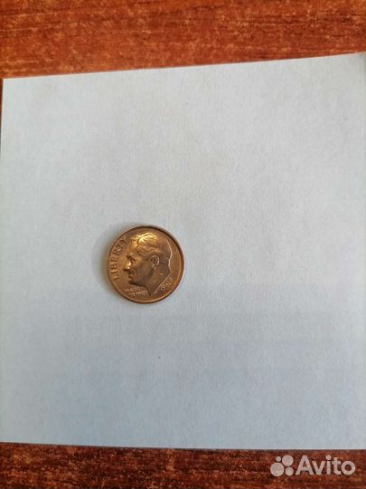 Монета liberty 1991