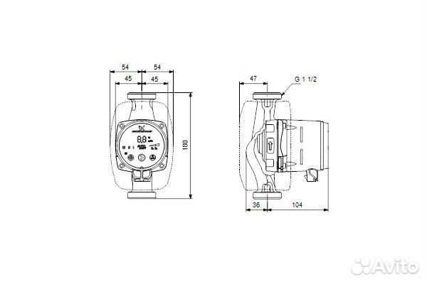 Grundfos alpha3 25-80
