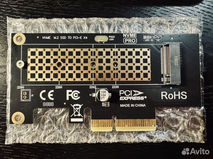Адаптер M 2 PCI-e 4.0 x4