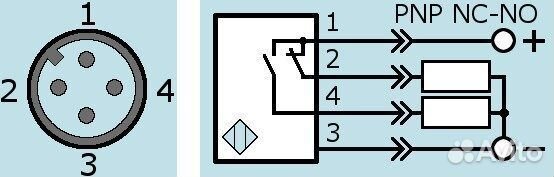 Индуктивный бесконтактный датчик положения