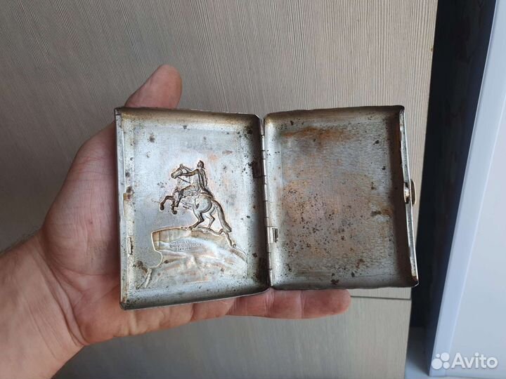 Портсигар Пётр 1 СССР