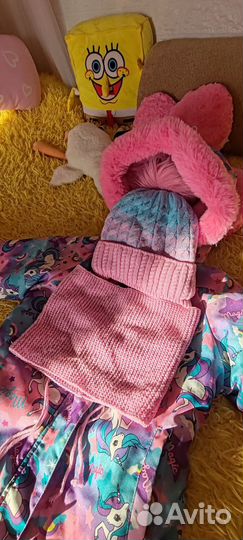 Комбинезон для девочки зимний