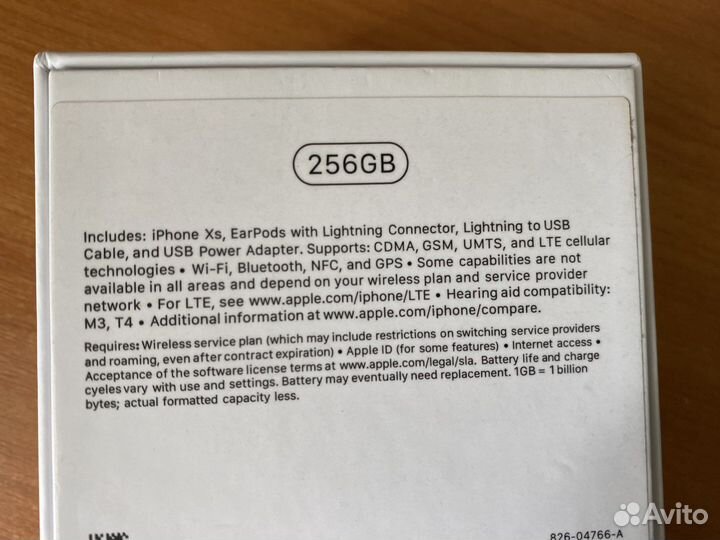 Apple iPhone XS 256gb