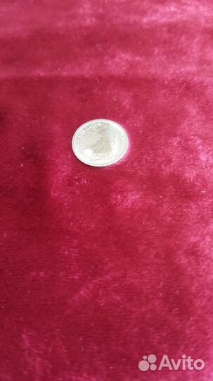 Новинка Монета Великобритании платиновая