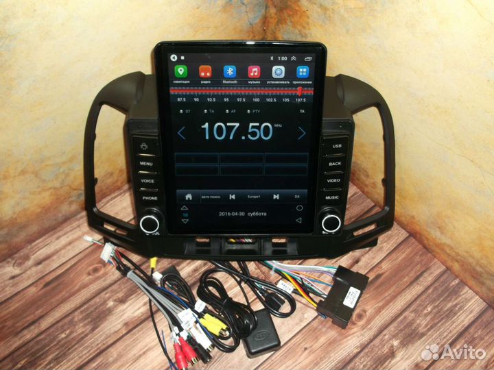 Магнитола Hyundai Santa Fe тип Тесла Android