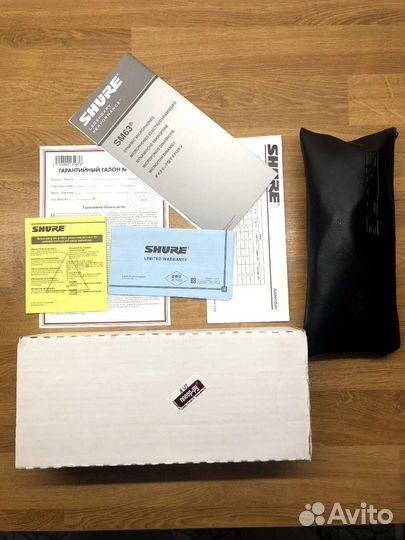 Микрофон shure SM63LB репортерский конденсаторный