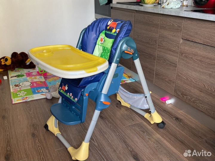Стульчик для кормления chicco polly