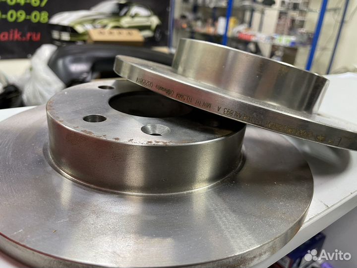 Тормозные диски передние 08.2958.14 рено 19 клио