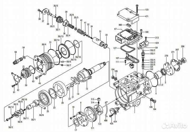 Тнвд bosh VP30, VP44 диагностика и ремонт