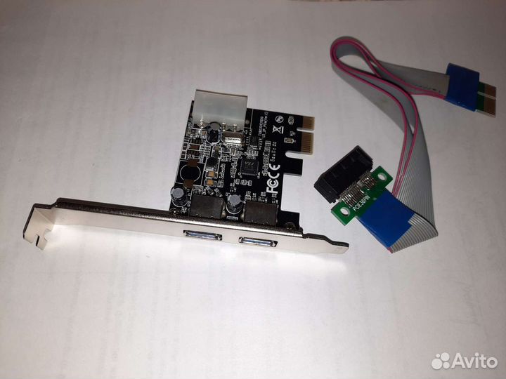 Плата контроллер PCI-E x1 - USB 3.0