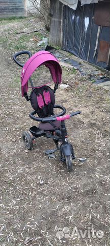 Детский трехколесный велосипед qplay