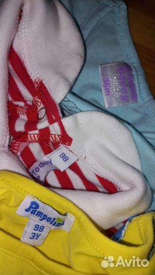 Летние платья пакетом для девочек 74 80 98 104