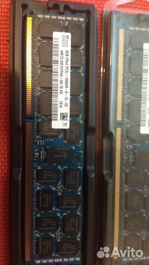 Dddr3 ECC 10600 Hynix 8Гб х2