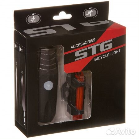 Комплект фонарей STG FL1536(220 люм (1000MmAH) + b