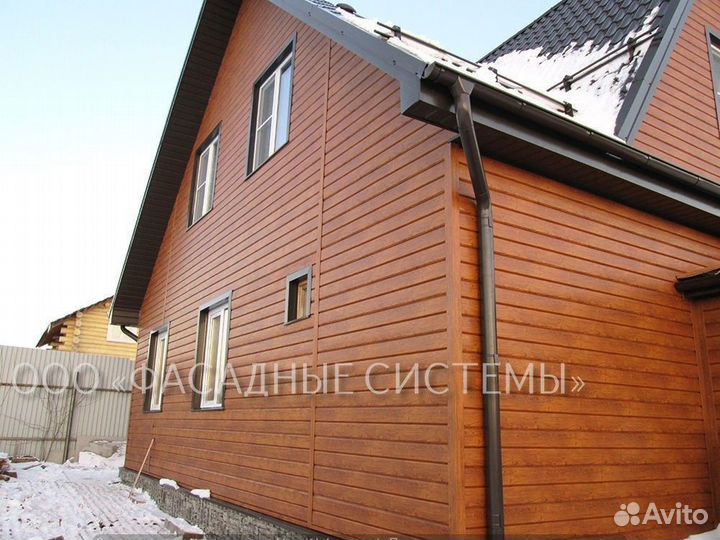 Сайдинг Гранд Лайн Экобрус cherry wood fresh РФ