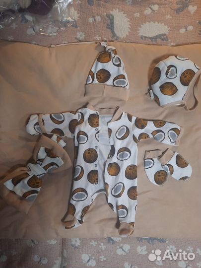 Комплект на выписку для девочки зима