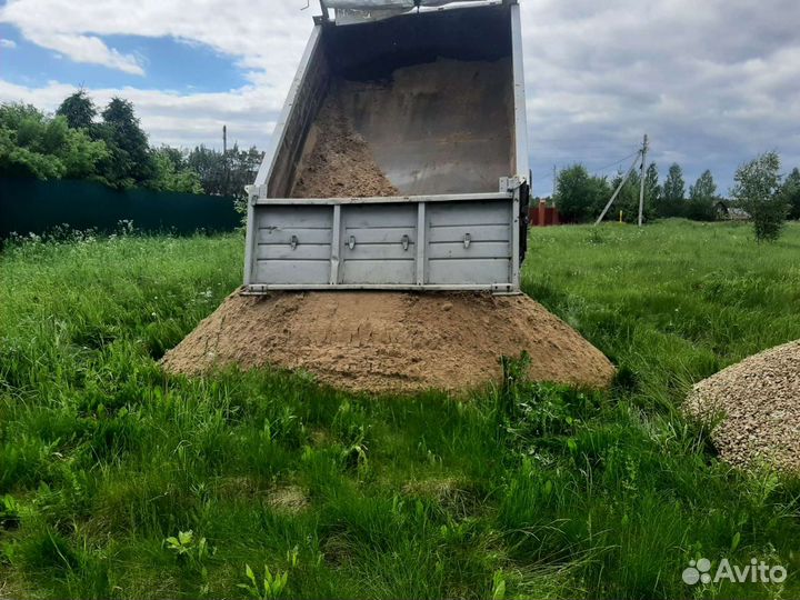Песок, шебень,пгс,отсев,торф,земля,стройматерьялы