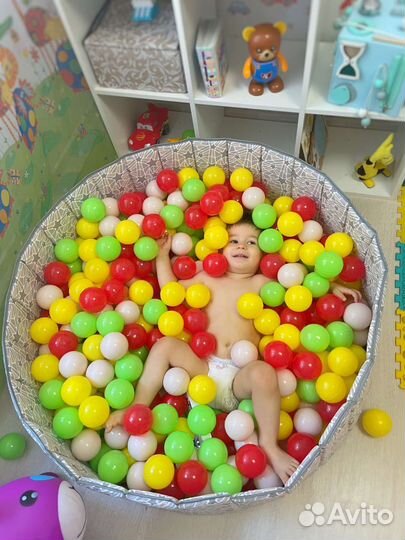 Пластиковые Шары, шарики 8*8, для сухого бассейна