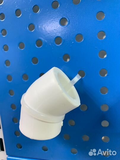 PP-R Угольник 45 градусов Белый 20 мм