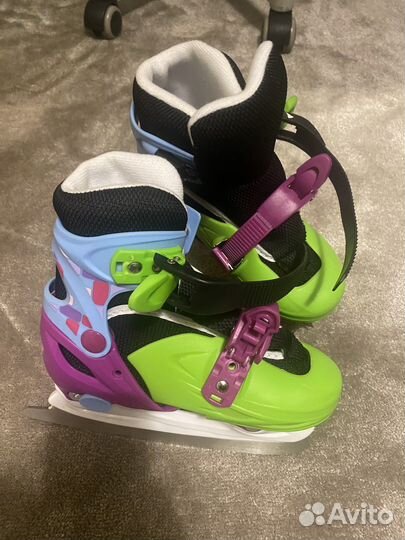 Коньки раздвижные 29-32