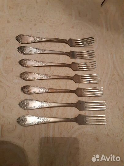 Вилки мельхиор