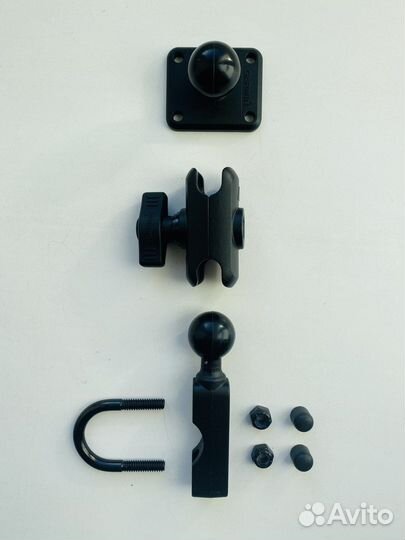 Сборка Garmin крепления на руль для Montana