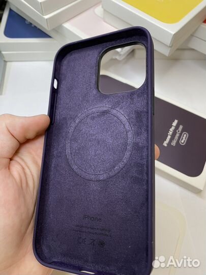 Чехол Silicone Case на iPhone 14 Pro Max MagSafe