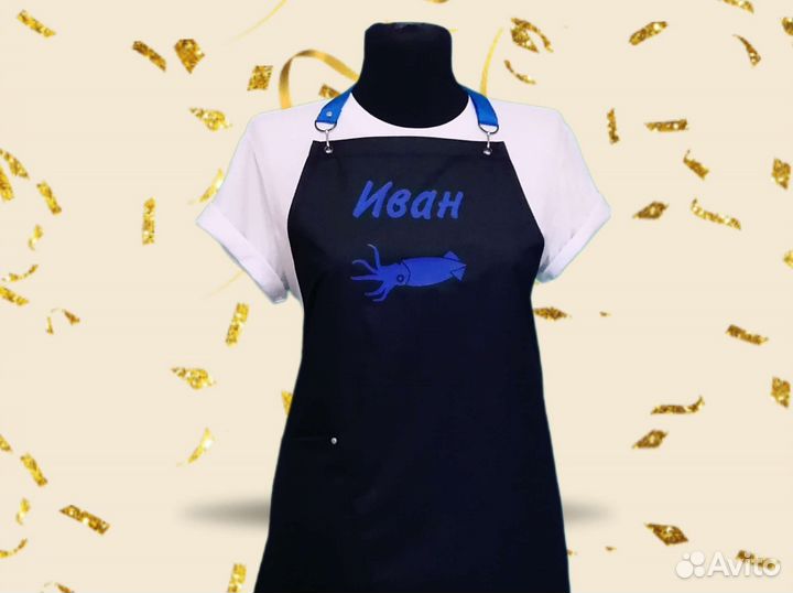 Фартук для продавца с логотипом