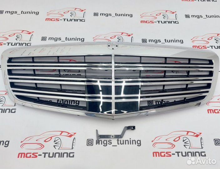Решетка Mercedes S-class w221 в стиле S63/S65 AMG