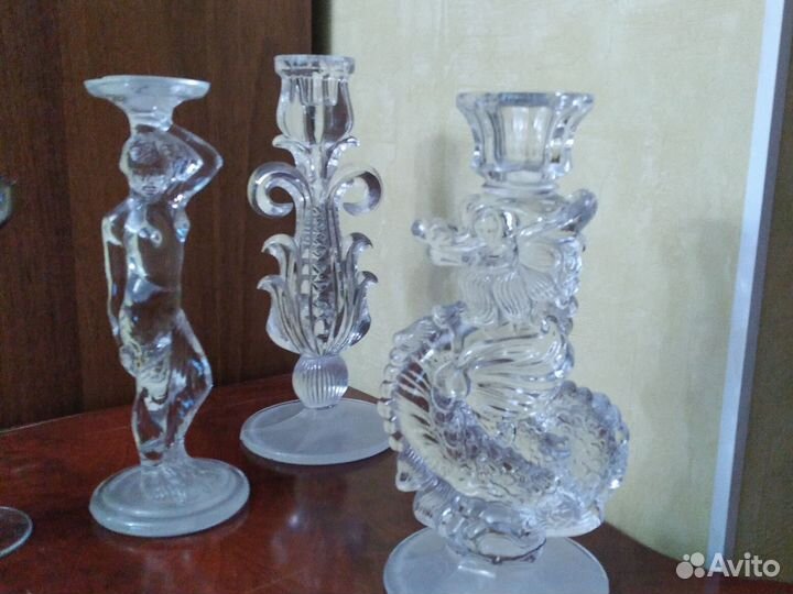 Хрустальные подсвечники