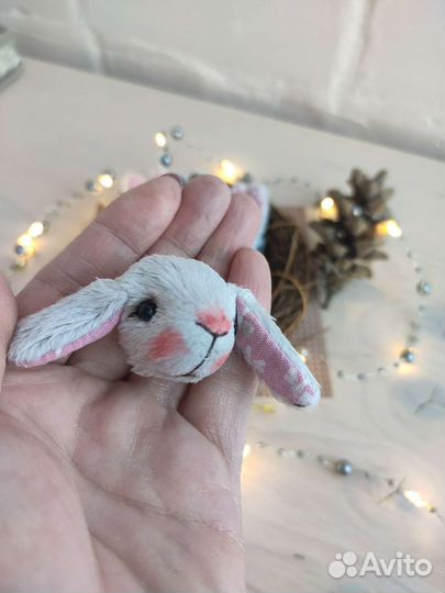 Ручная работа Зайцы Мишки Брошки