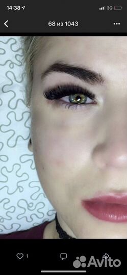 Наращивание ресниц быстро, ламинирование