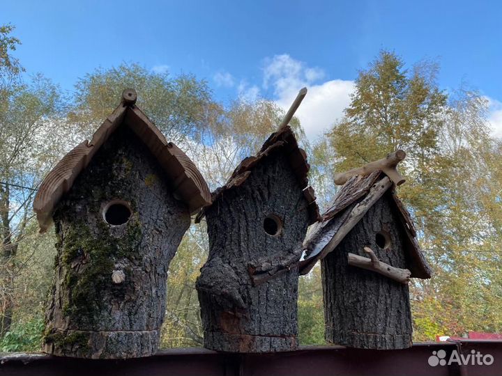 Скворечник дуплянка синичник бельчатник кормушка