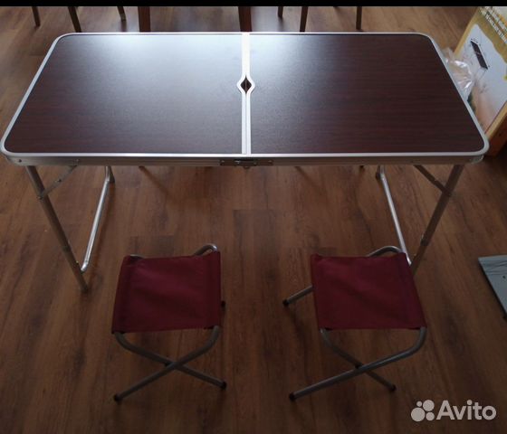 Стол туристический + 4 стула новый