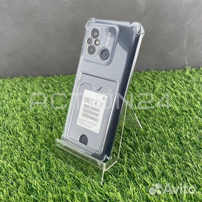 Чехол на Xiaomi Redmi 12C силиконовый (прозрачный)