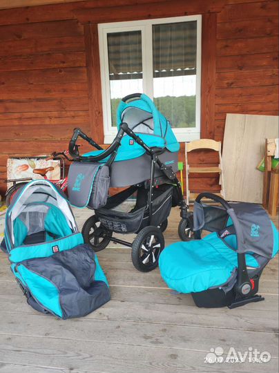 Коляска sonic verdi 3 в 1