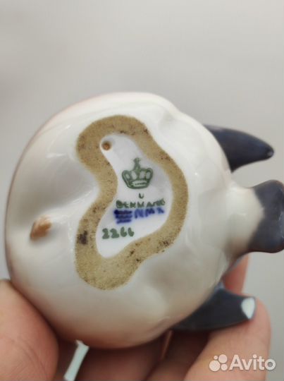 Фигура Птица Дания royal copenhagen три волны