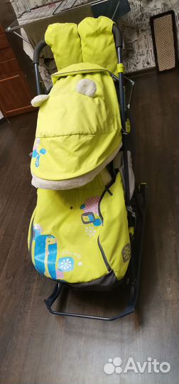 Санки коляска nika kids